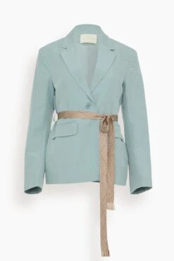 ULLA JOHNSON Ellery Jacket In Agave