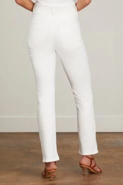 AGOLDE High Rise Stovepipe In Cake -ULLA JOHNSON Shop agolde high rise stovepipe in cake 3