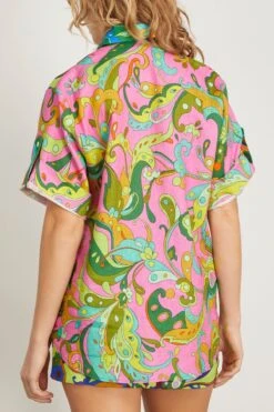 Yvette Shirt In Multi -ULLA JOHNSON Shop alemais YvetteShirtinMulti 3