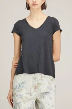 American Vintage Jacksonville Top In Navy -ULLA JOHNSON Shop american vintage jacksonville top in navy 2