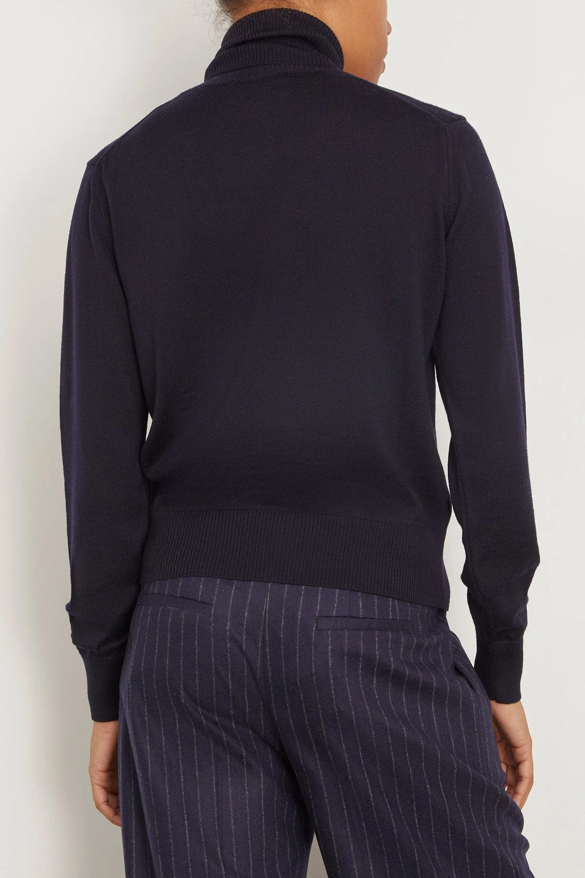 Red Ami De Coeur Sweater In Night Blue 6 Red Ami De Coeur Sweater In Night Blue - Image 4