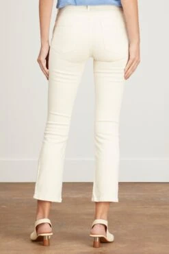 Flare Cropped 5-Pocket Jean In Natural Stretch Denim 10 Flare Cropped 5-Pocket Jean In Natural Stretch Denim -ULLA JOHNSON Shop annmashburn FlareCropped5 PocketJeaninNaturalStretchDenim 3