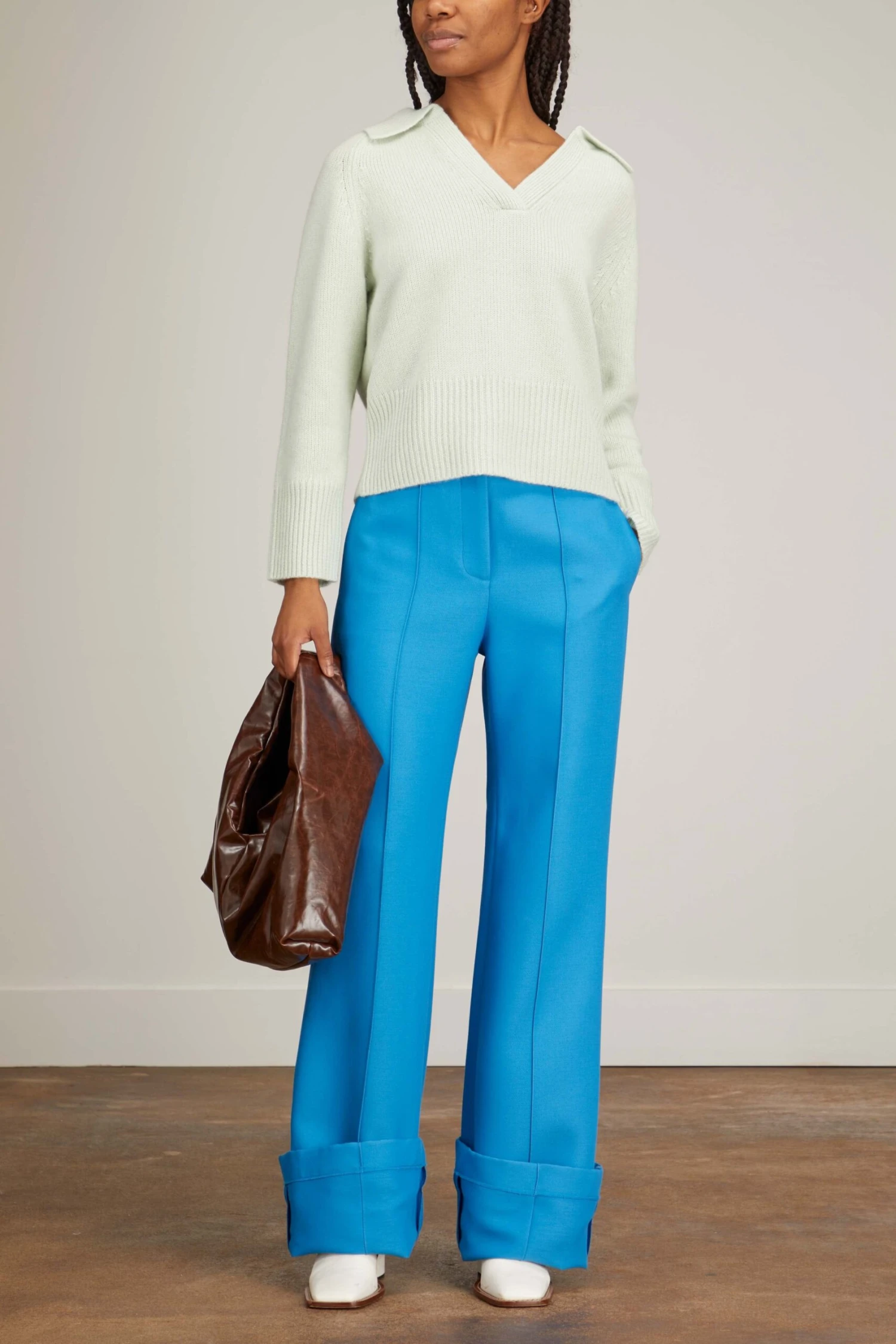 Clifton Gate Jumper In Hint Of Mint 4 Clifton Gate Jumper In Hint Of Mint - Image 2