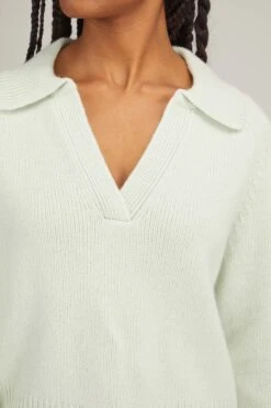 Clifton Gate Jumper In Hint Of Mint 11 Clifton Gate Jumper In Hint Of Mint -ULLA JOHNSON Shop arch4 clifton gate jumper in hint of mint 4 1