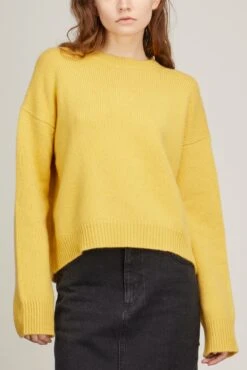 The Ivy Jumper In Canary Yellow -ULLA JOHNSON Shop arch4 the ivy jumper in canary yellow 2