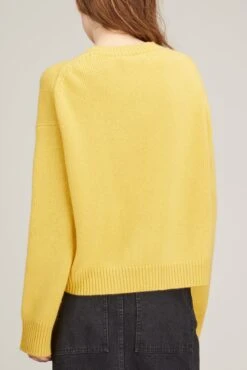 The Ivy Jumper In Canary Yellow -ULLA JOHNSON Shop arch4 the ivy jumper in canary yellow 3