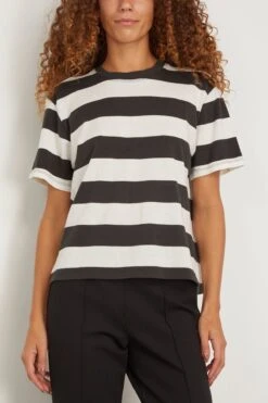 Boy Tee In Stripe -ULLA JOHNSON Shop askk BoyTeeinStripe 2