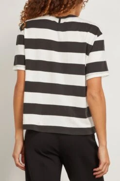 Boy Tee In Stripe -ULLA JOHNSON Shop askk BoyTeeinStripe 3