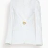 Dries Van Noten Bela Jewel Jacket In White -ULLA JOHNSON Shop b8a1ca18c1975eb2dbcd6a2550e7fb04