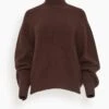 Safa Sweater In Choco 2 Safa Sweater In Choco -ULLA JOHNSON Shop ba8a1371ae12cf76a5c6002d1dc72a20