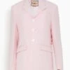 Blazer In Peony -ULLA JOHNSON Shop baa96ac2a4e9290c386af07c5bf53c37