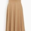 Twirl Skirt In Camel -ULLA JOHNSON Shop baaec4724d0b3140af9a97eb34af45e8