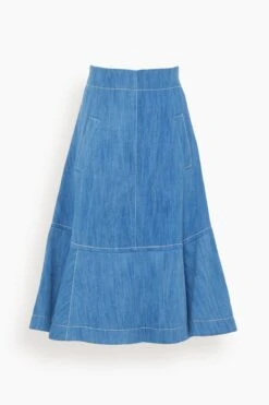 Skirt In Light Indigo
