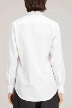 Romanciere Soie Silk Shirt In White 10 Romanciere Soie Silk Shirt In White -ULLA JOHNSON Shop bourrienne romanciere soie silk shirt in white 3