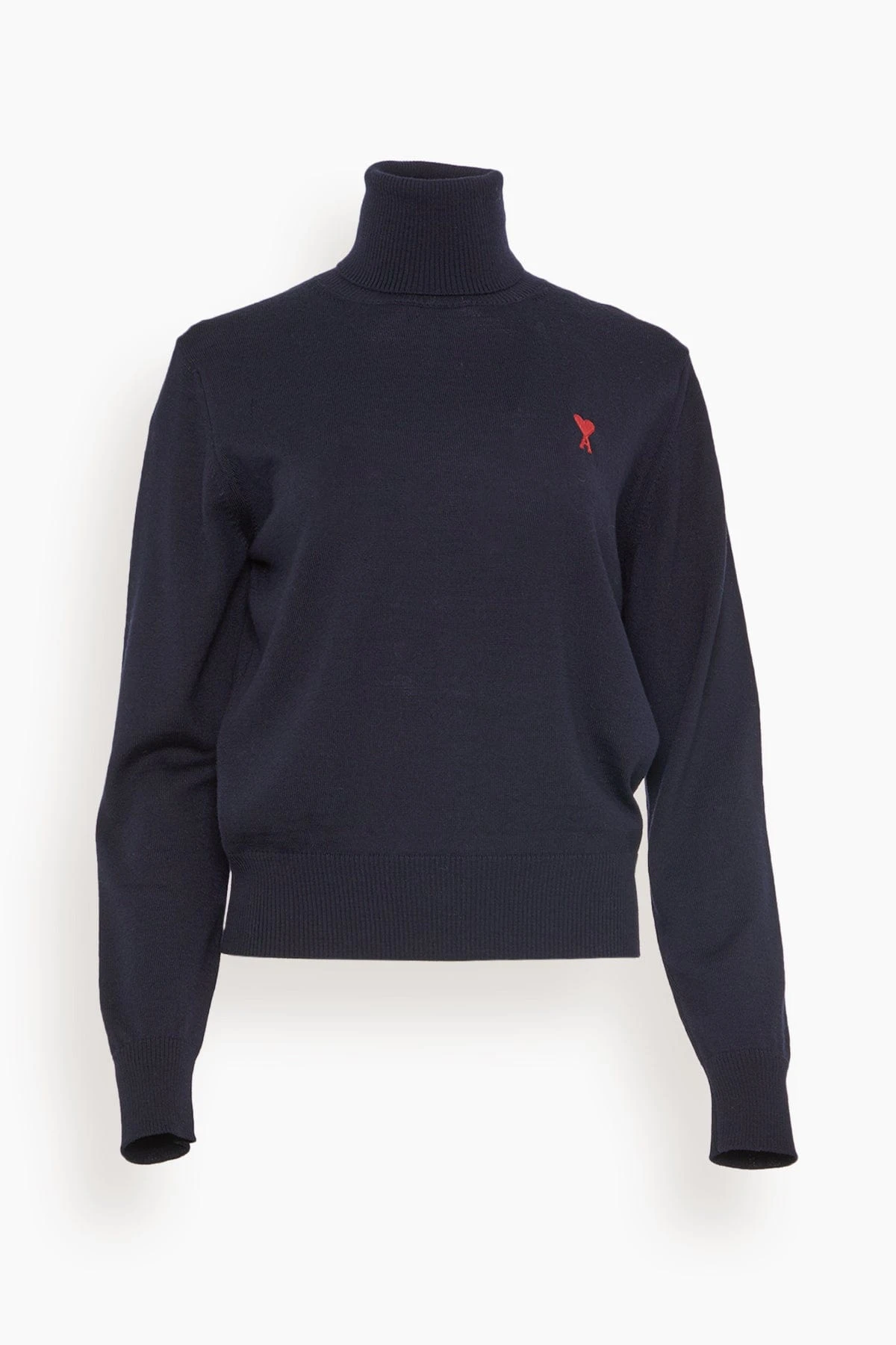 Red Ami De Coeur Sweater In Night Blue 3 Red Ami De Coeur Sweater In Night Blue