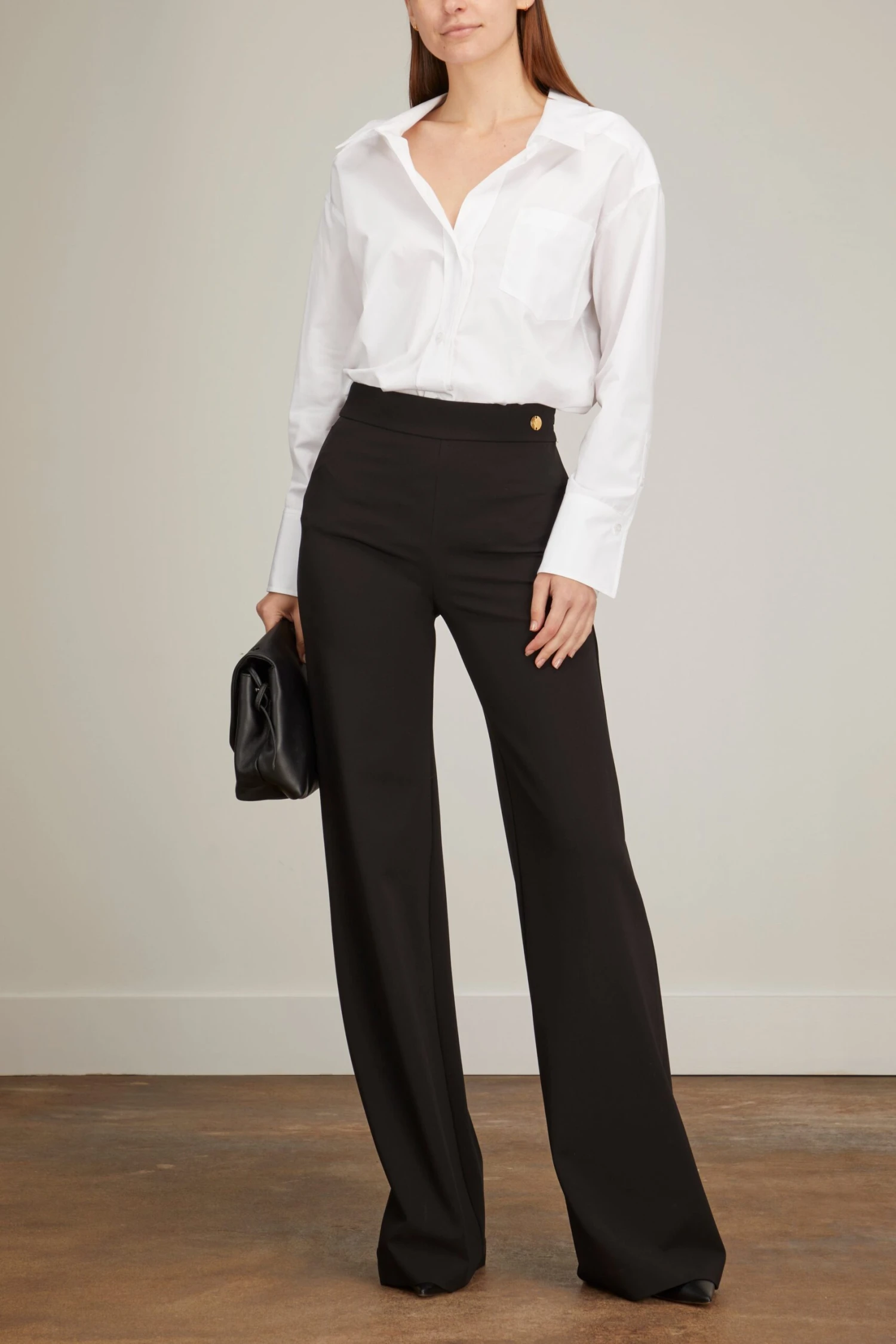 Petra Cotton Poplin Oversize Shirt In White 4 Petra Cotton Poplin Oversize Shirt In White - Image 2