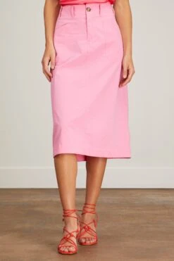 Dino Skirt In Carnation 9 Dino Skirt In Carnation -ULLA JOHNSON Shop ciao lucia dino skirt in carnation 2