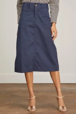 Dino Skirt In Midnight -ULLA JOHNSON Shop ciao lucia dino skirt in midnight 2