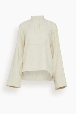 Paavo Shirt In Ecru Fleck