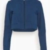 Jacket In Navy -ULLA JOHNSON Shop d37b2aea7056ad0585651a8c6dcefb86