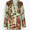 Vogogna Jacket In Multi Linear -ULLA JOHNSON Shop da287f7b45e142c1e1dd9be067b6ec47