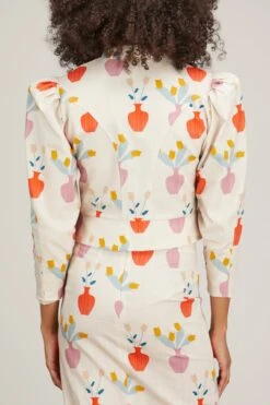 Amoako Jacket In Flower Vase -ULLA JOHNSON Shop destree amoako jacket in flower vase 3