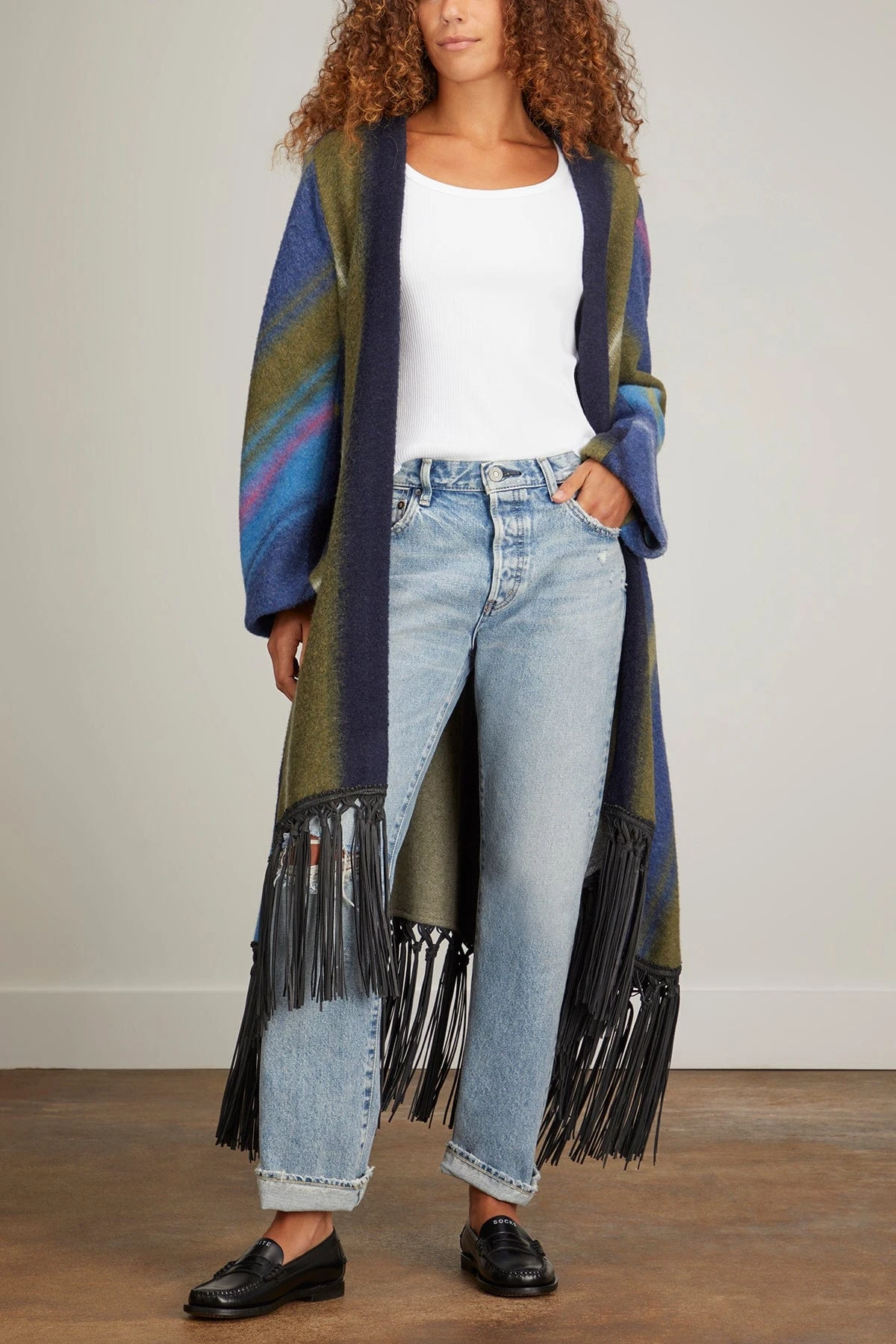 DOROTHEE SCHUMACHER Striped Comfort Coat In Colorful Stripes 4 DOROTHEE SCHUMACHER Striped Comfort Coat In Colorful Stripes - Image 2