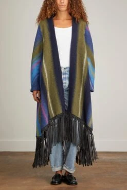 DOROTHEE SCHUMACHER Striped Comfort Coat In Colorful Stripes 8 DOROTHEE SCHUMACHER Striped Comfort Coat In Colorful Stripes -ULLA JOHNSON Shop dorotheeschumacher StripedComfortCoatinColorfulStripes 2 59426a54 64e8 4c23 beca bc61497dd8ea