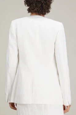 Dries Van Noten Bela Jewel Jacket In White 9 Dries Van Noten Bela Jewel Jacket In White -ULLA JOHNSON Shop dries BelaJewelJacketinWhite 3