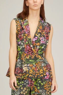 Dries Van Noten Bilal Blazer Vest In Multi -ULLA JOHNSON Shop dries BilalBlazerinMulti 2