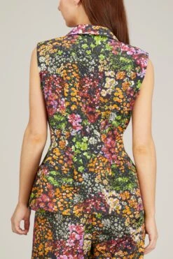 Dries Van Noten Bilal Blazer Vest In Multi -ULLA JOHNSON Shop dries BilalBlazerinMulti 3