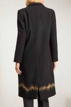 Dries Van Noten Richy Embroidery Coat In Black 10 Dries Van Noten Richy Embroidery Coat In Black -ULLA JOHNSON Shop dries RichyEmbroideryCoatinBlack 3