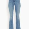 MOTHER High Waist Weekender Slice Heel Jean In Belle De Jour -ULLA JOHNSON Shop e20c0413891ac275a50d7f70064c5904