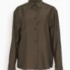 Argo Top In Brown -ULLA JOHNSON Shop e6e391d06287c5ac01bb81cc5d0018cf