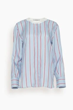 DOROTHEE SCHUMACHER Luxurious Blouse In Colorful Mix With Stripes