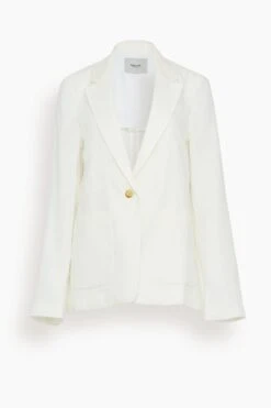 Everson Blazer In White