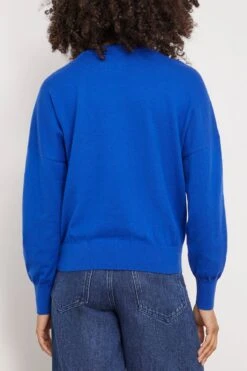 Marisans Pullover In Electric Blue -ULLA JOHNSON Shop etoileisabelmarant MarisansPulloverinElectricBlue 3