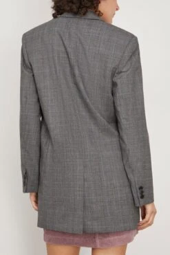 Precious Blazer In Grey 9 Precious Blazer In Grey -ULLA JOHNSON Shop etoileisabelmarant PreciousBlazerinGrey 3