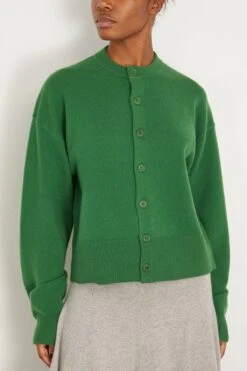 Chou Cardigan In Weed -ULLA JOHNSON Shop extreme ChouCardiganinWeed 2