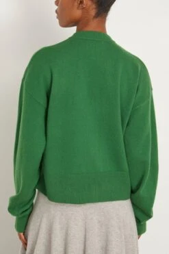 Chou Cardigan In Weed -ULLA JOHNSON Shop extreme ChouCardiganinWeed 3