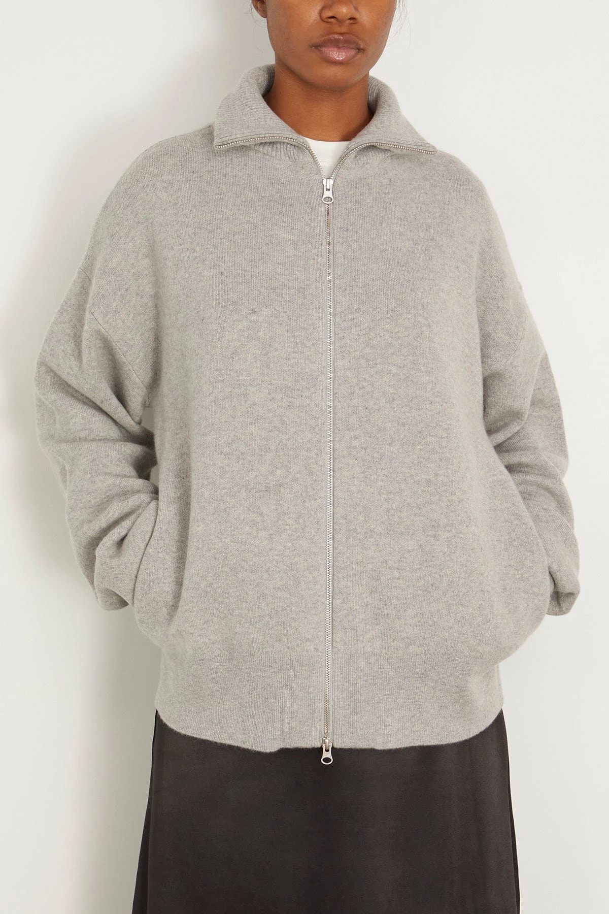 Extra Out Cardigan In Grey 5 Extra Out Cardigan In Grey - Image 3