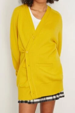 Papilli Cardigan In Sunflower -ULLA JOHNSON Shop extreme PapilliCardiganinSunflower 4