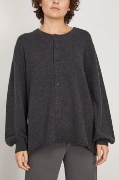 Bi Sweater In Shadow -ULLA JOHNSON Shop extremecashmere BiSweaterinShadow 2