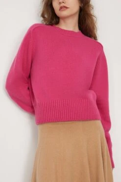 Please Sweater In Dragon -ULLA JOHNSON Shop extremecashmere PleaseSweaterinDragon 2
