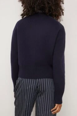 Please Sweater In Navy 9 Please Sweater In Navy -ULLA JOHNSON Shop extremecashmere PleaseSweaterinNavy 3