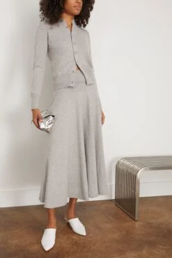 Front Page -ULLA JOHNSON Shop extremecashmere TwirlSkirtinGrey 1