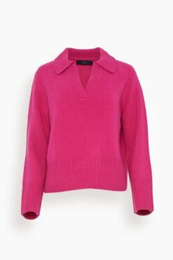 Clifton Gate Jumper In Hot Fuchsia