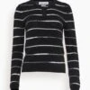 Samsoe Samsoe May Crew Neck In Black Stripe -ULLA JOHNSON Shop f9e0b42a418f751e6a2db95736344671