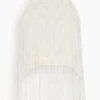 PROENZA SCHOULER Graphic Beaded Fringe Embroidered Top In White Multi -ULLA JOHNSON Shop fcb01666056e30775e41452d30b3890e