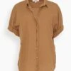 Channing Shirt In Acorn -ULLA JOHNSON Shop fefdf3a5c1a8a8378af3aa91bf103a40